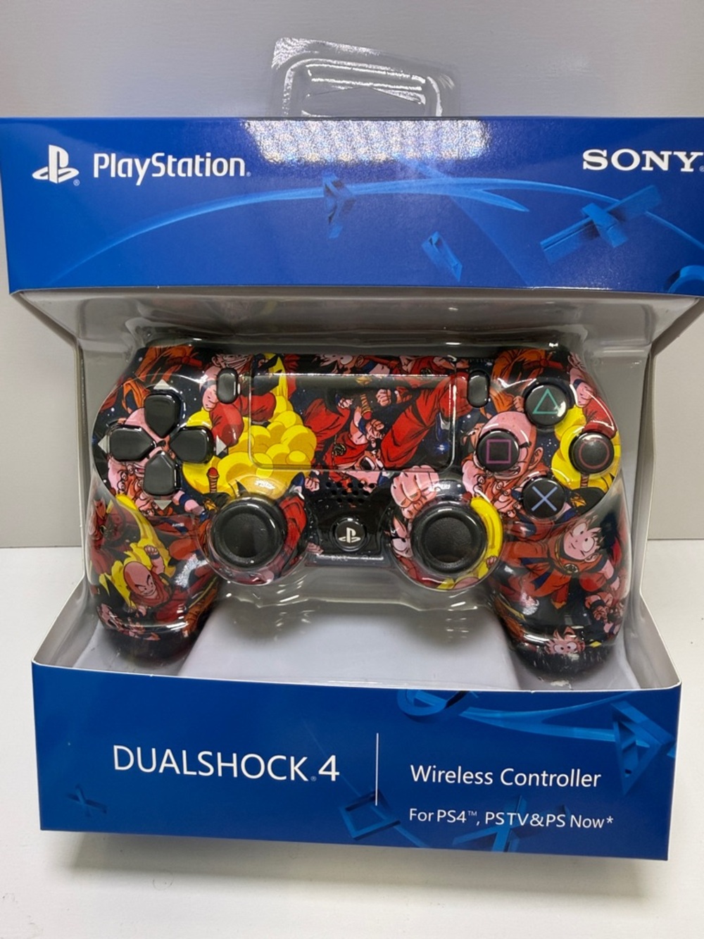 Sony DualShock 4 Wireless Controller - Red, Yellow & Black Dragon Graphic
